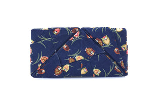 Owl Wallet (navy, red)