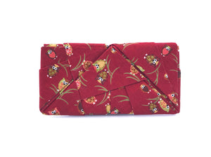 Owl Wallet (navy, red)